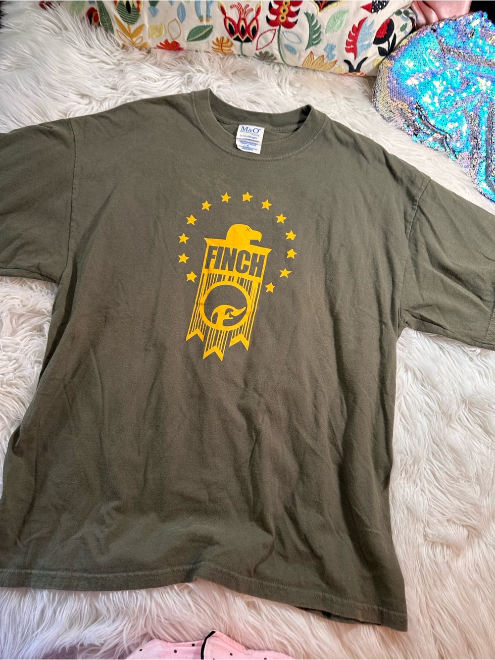 Vintage 2000s Finch Eagle & Stars Alternative Emo Band Tee